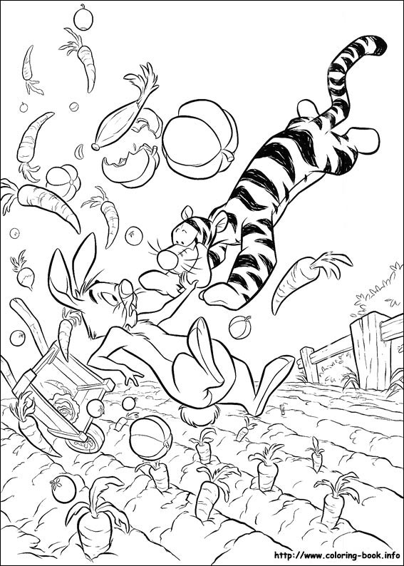 Winnie the Pooh coloring picture